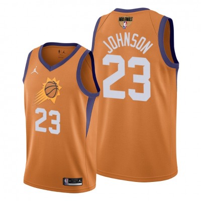 Phoenix Suns #23 Cameron Johnson Youth 2021 NBA Finals Bound Statement Edition NBA Jersey Orange